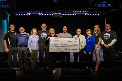 Clearview donates to Adventures in Training with a Purpose