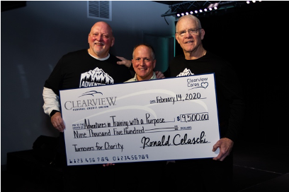 Clearview donates to Adventures in Training with a Purpose