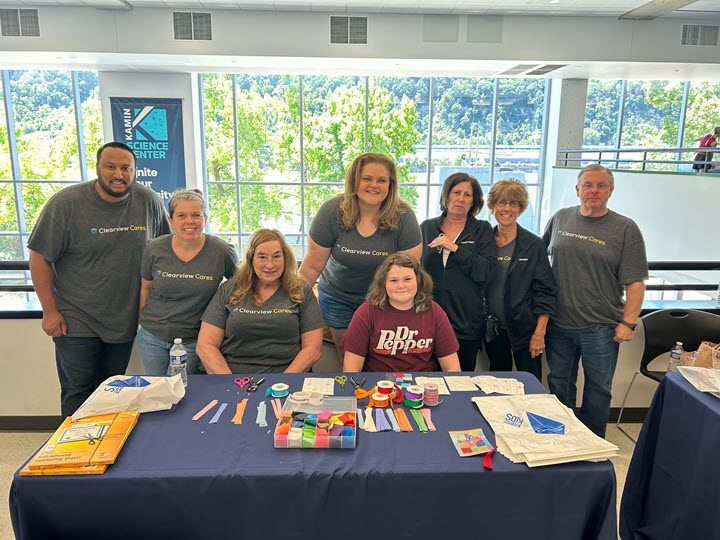 clearview cares® volunteers at kites for kids