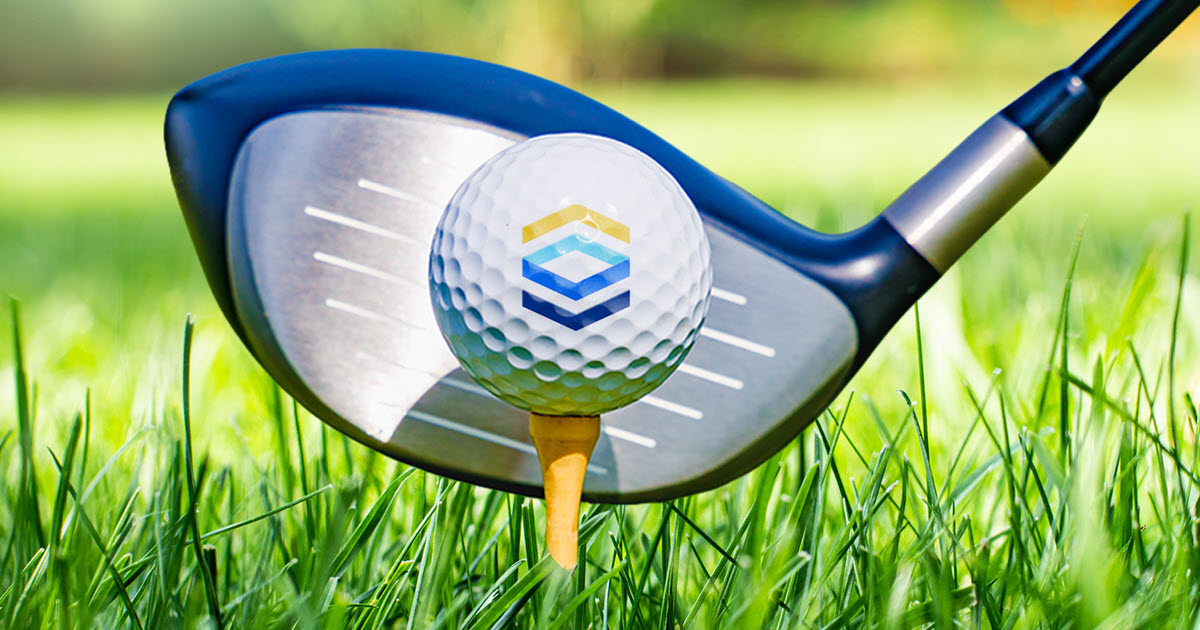 clearview foundation logo golf ball
