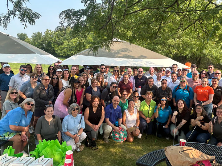clearview cares® volunteers beaver valley chapter of credit unions' golf outing