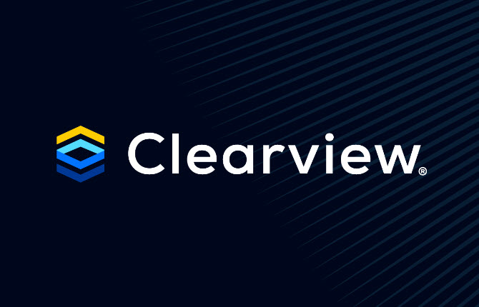 clearview logo rays