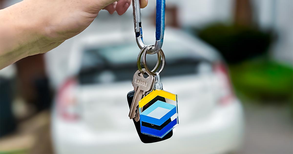 clearview keychain car