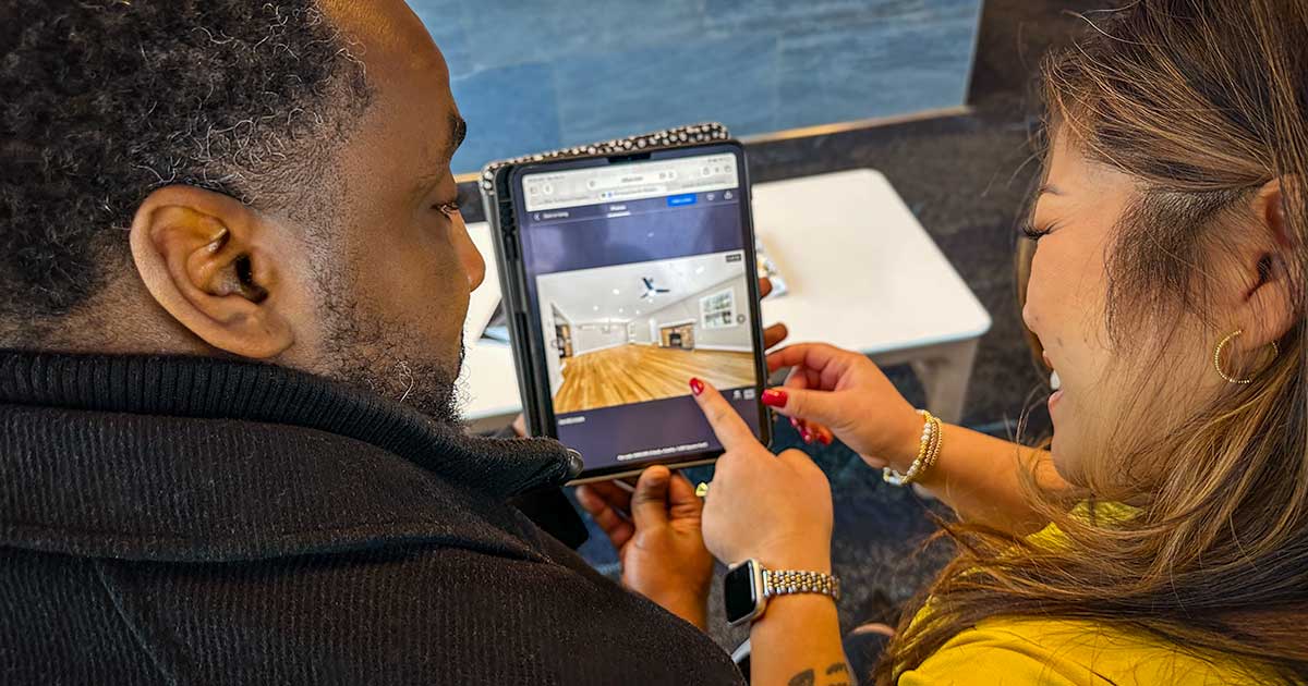 couple new homes tablet