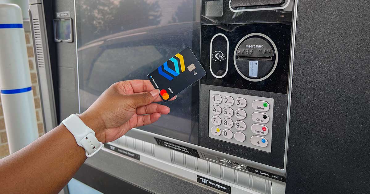 clearview debit card at atm